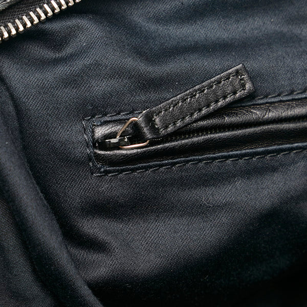 サンローラン イージーボストン ハンドバッグ ブラック パテントレザー レディース SAINT LAURENT 【中古】