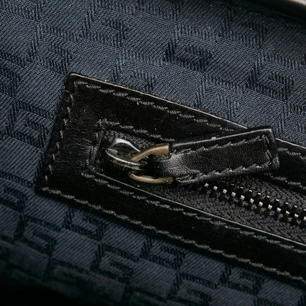 グッチ ドクターズバッグ ハンドバッグ 105378 ブラック レザー レディース GUCCI 【中古】