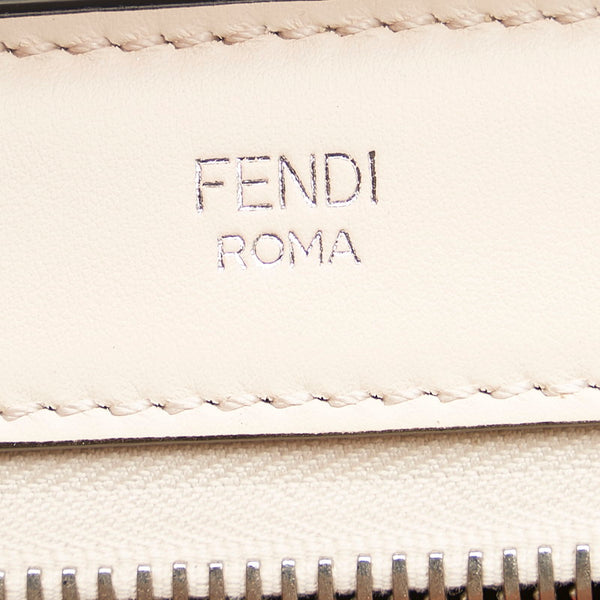 フェンディ ドットコム ハンドバッグ ショルダーバッグ 2WAY 8BN293 ベージュ ブラック レザー レディース FENDI 【中古】