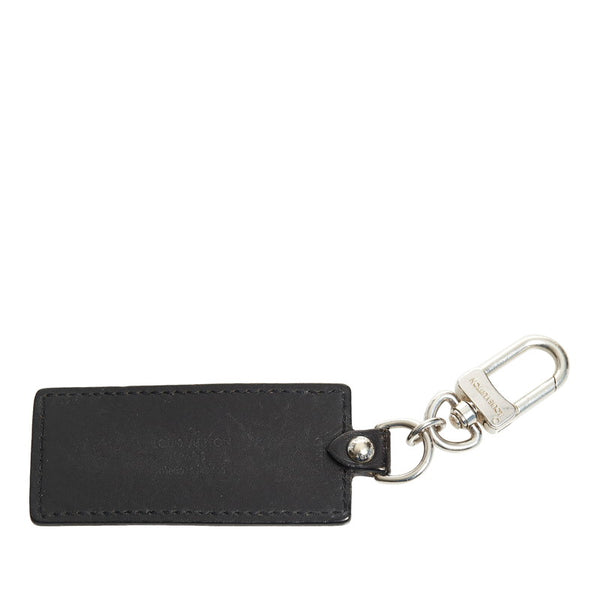 ルイ ヴィトン ポルト クレ フォルテュンヌ キーホルダー M85379 ブラック レザー レディース LOUIS VUITTON 【中古】