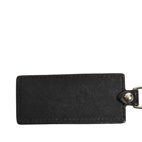 ルイ ヴィトン ポルト クレ フォルテュンヌ キーホルダー M85379 ブラック レザー レディース LOUIS VUITTON 【中古】