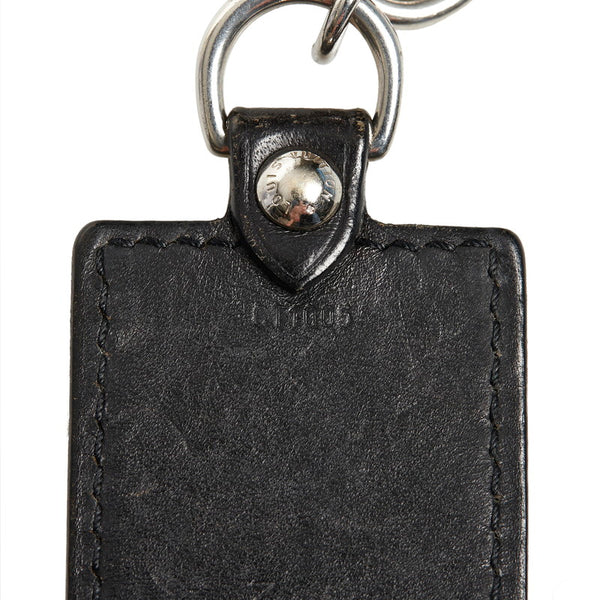ルイ ヴィトン ポルト クレ フォルテュンヌ キーホルダー M85379 ブラック レザー レディース LOUIS VUITTON 【中古】
