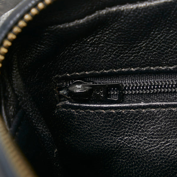 シャネル マトラッセ ココマーク フリンジ チェーン ショルダーバッグ ブラック ラムスキン レディース CHANEL 【中古】