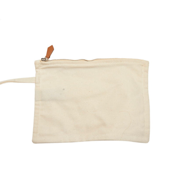 エルメス サックドプラージュ ハンドバッグ トートバッグ グレー キャンバス レディース HERMES 【中古】