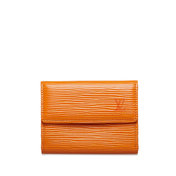 ルイ ヴィトン エピ ラドロー 小銭入れ コインケース M6330H マンダリンオレンジ レザー レディース LOUIS VUITTON 【中古】
