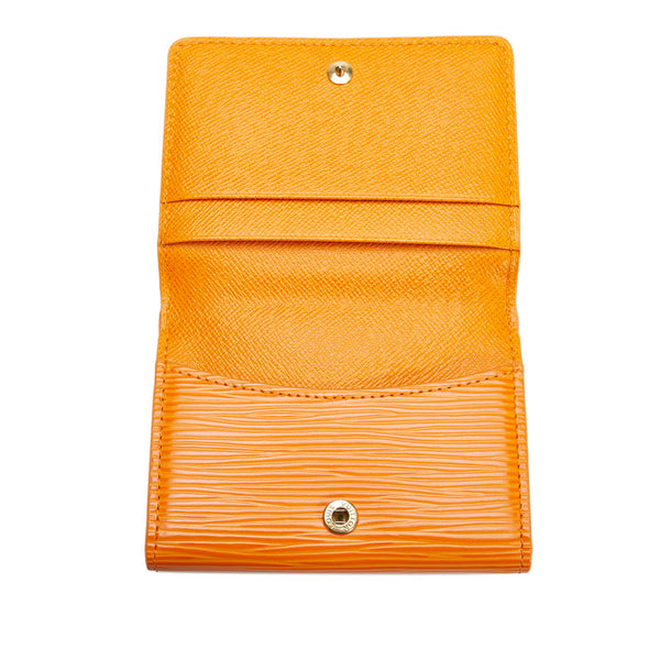 ルイ ヴィトン エピ ラドロー 小銭入れ コインケース M6330H マンダリンオレンジ レザー レディース LOUIS VUITTON 【中古】