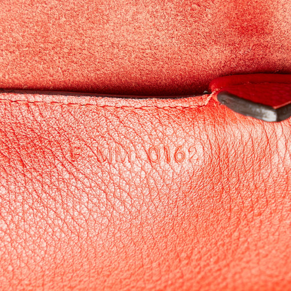 セリーヌ トートバッグ レッド レザー レディース CELINE 【中古】