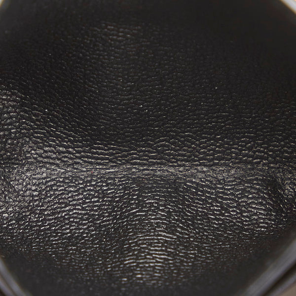 ボッテガヴェネタ イントレチャート カードケース ブラック レザー メンズ BOTTEGAVENETA 【中古】
