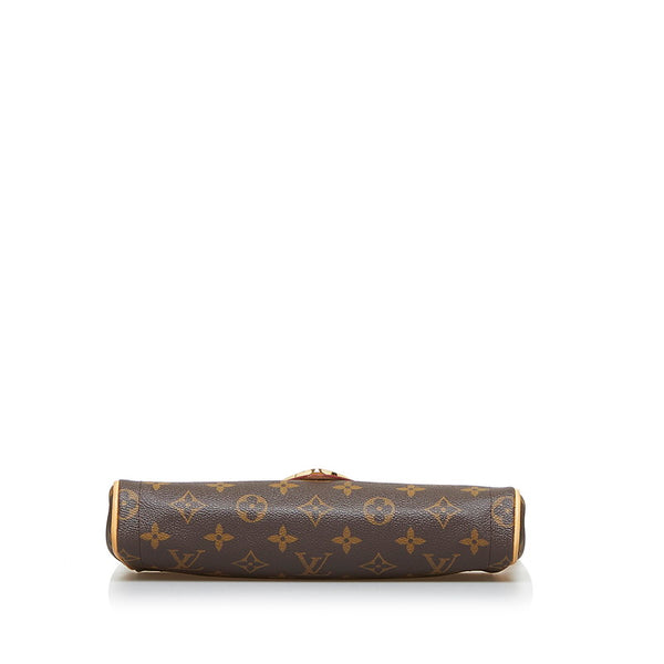 ルイ ヴィトン モノグラム ポシェットビバリー ショルダーバッグ M40122 ブラウン PVC レザー レディース LOUIS VUITTON 【中古】