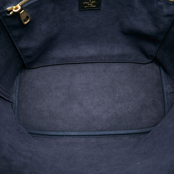 ルイ ヴィトン モノグラム アンプラント ネバーフルMM トートバッグ M45685 ノワール ブラック レザー レディース LOUIS VUITTON 【中古】