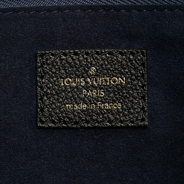 ルイ ヴィトン モノグラム アンプラント ネバーフルMM トートバッグ M45685 ノワール ブラック レザー レディース LOUIS VUITTON 【中古】