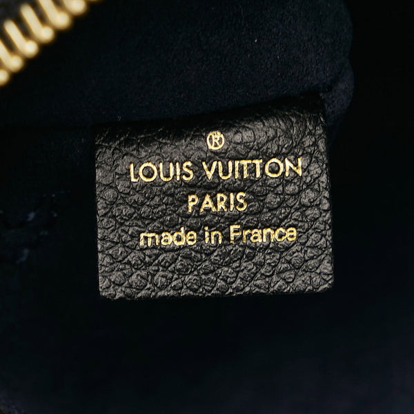 ルイ ヴィトン モノグラム アンプラント ネバーフルMM トートバッグ M45685 ノワール ブラック レザー レディース LOUIS VUITTON 【中古】