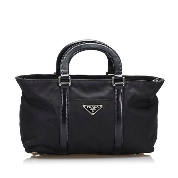プラダ ハンドバッグ ショルダーバッグ 2WAY BN1052 ブラック ナイロン レザー レディース PRADA 【中古】
