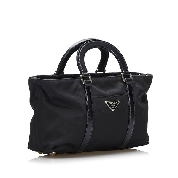 プラダ ハンドバッグ ショルダーバッグ 2WAY BN1052 ブラック ナイロン レザー レディース PRADA 【中古】