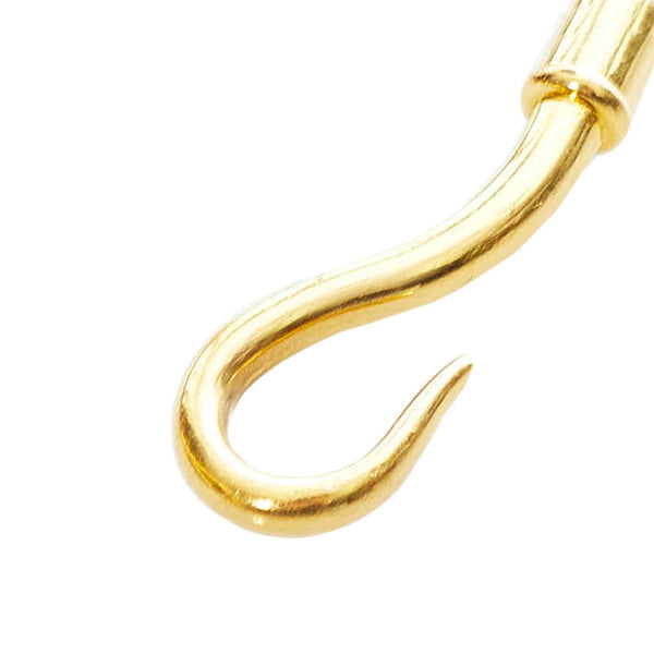 エルメス ブラウン ゴールド レザー メッキ ジャンボ ブレスレット レディース HERMES 【中古】