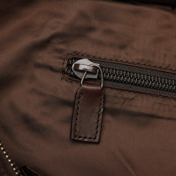 グッチ ディアマンテ シェリーライン トートバッグ 267922 ブラウン ナイロン レディース GUCCI 【中古】