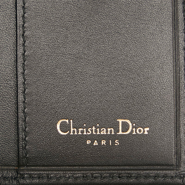 ディオール 6連 キーケース ブラック レザー レディース Dior 【中古】