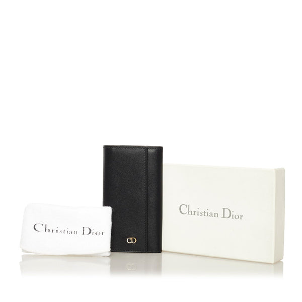 ディオール 6連 キーケース ブラック レザー レディース Dior 【中古】