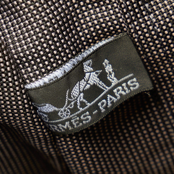 エルメス エールライン MM トートバッグ グレー キャンバス メンズ HERMES 【中古】