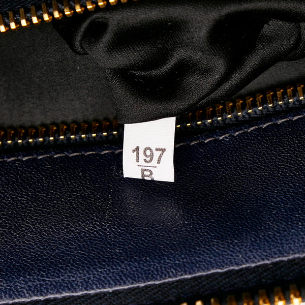 ミュウミュウ マテラッセ ハンドバッグ RLN 061 ブルー レザー レディース MIUMIU 【中古】