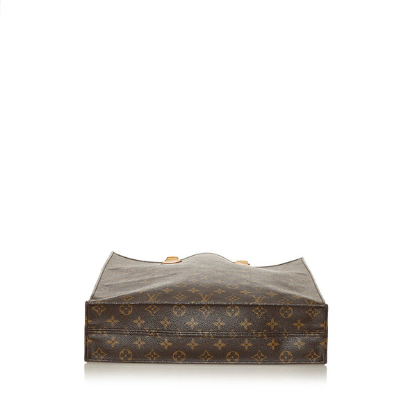 ルイ ヴィトン モノグラム サックプラ  ハンドバッグ トートバッグ M51140 ブラウン PVC レザー レディース LOUIS VUITTON 【中古】