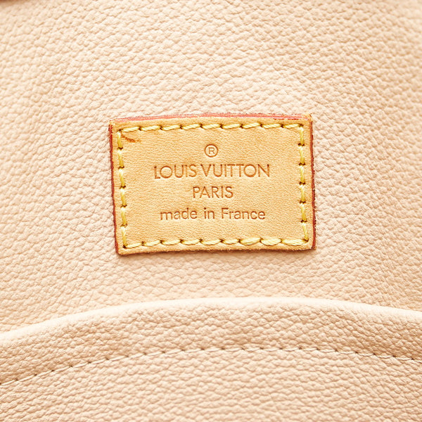 ルイ ヴィトン モノグラム サックプラ  ハンドバッグ トートバッグ M51140 ブラウン PVC レザー レディース LOUIS VUITTON 【中古】