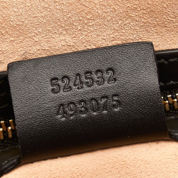 グッチ オフィディア シェリーライン ミニボストン ハンドバッグ ショルダーバッグ 2WAY 524532 レッド スウェード レザー レディース GUCCI 【中古】