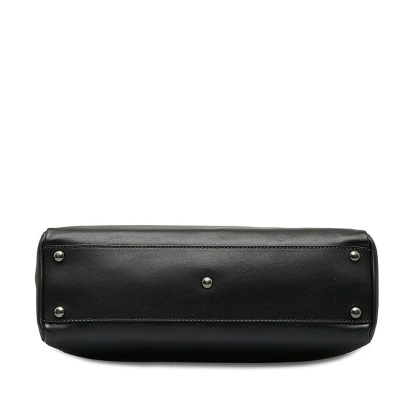 フェンディ ピーカブー ミディアム ハンドバッグ ショルダーバッグ 2WAY 8BN226 ブラック レザー レディース FENDI 【中古】
