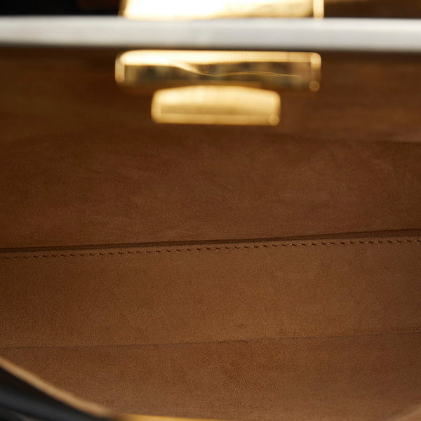 フェンディ ピーカブー ミディアム ハンドバッグ ショルダーバッグ 2WAY 8BN226 ブラック レザー レディース FENDI 【中古】