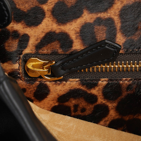 フェンディ ピーカブー ミディアム ハンドバッグ ショルダーバッグ 2WAY 8BN226 ブラック レザー レディース FENDI 【中古】