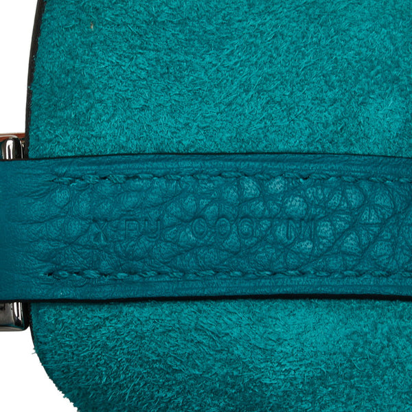 エルメス ピコタンロックPM ハンドバッグ ブルーパオン トリヨンクレマンス レディース HERMES 【中古】