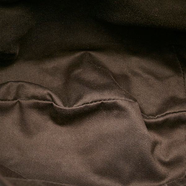 グッチ GGキャンバス ワンショルダーバッグ 106250 ブラウン キャンバス レザー レディース GUCCI 【中古】