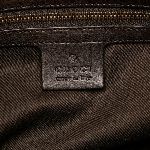 グッチ GGキャンバス ワンショルダーバッグ 106250 ブラウン キャンバス レザー レディース GUCCI 【中古】