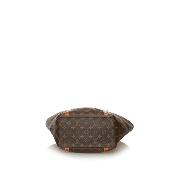 ルイ ヴィトン モノグラム サックショッピング トートバッグ ショルダーバッグ M51108 ブラウン PVC レザー レディース LOUIS VUITTON 【中古】