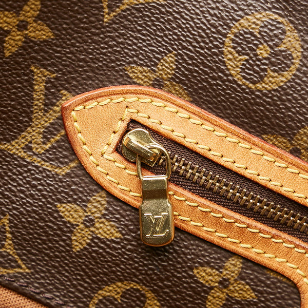 ルイ ヴィトン モノグラム サックショッピング トートバッグ ショルダーバッグ M51108 ブラウン PVC レザー レディース LOUIS VUITTON 【中古】
