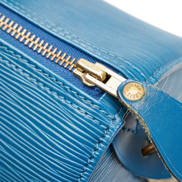 ルイ ヴィトン エピ スピーディ25 ハンドバッグ ミニボストンバッグ M43015 トレドブルー レザー レディース LOUIS VUITTON 【中古】