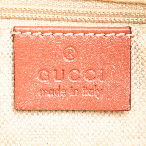 グッチ ディアマンテ スーキー 247902 ベージュ ピンク キャンバス レザー ハンドバッグ ショルダーバッグ 2WAY レディース GUCCI 【中古】