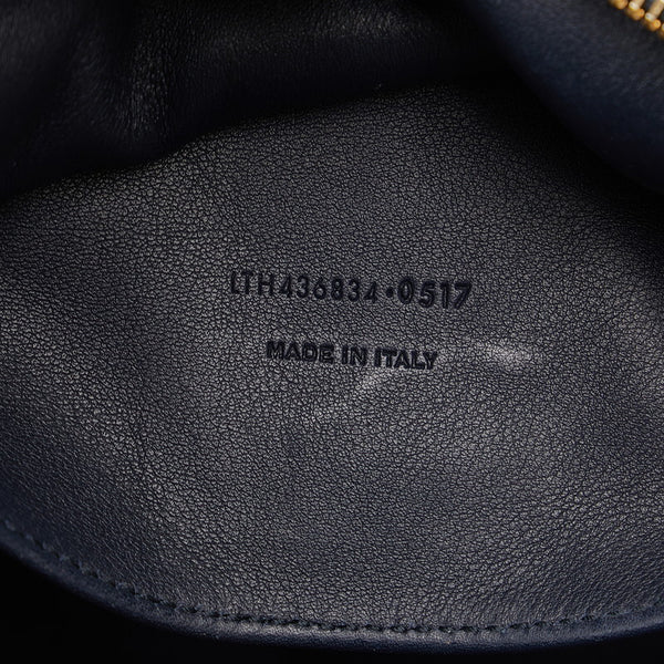 サンローラン ベビー ダウンタウンカバス ハンドバッグ ショルダーバッグ 2WAY 436834 ネイビー レザー レディース SAINT LAURENT 【中古】