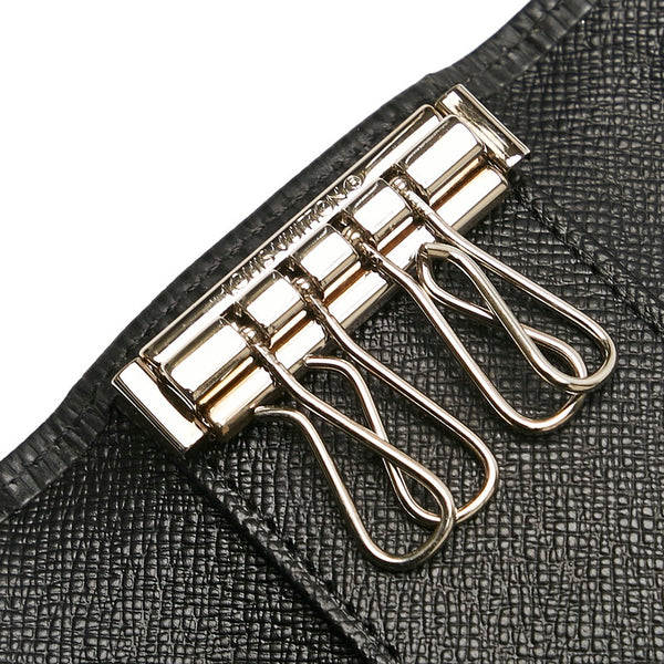 ルイ ヴィトン エピ ミュルティクレ4 4連 キーケース キーホルダー M63822 ノワール ブラック レザー レディース LOUIS VUITTON 【中古】