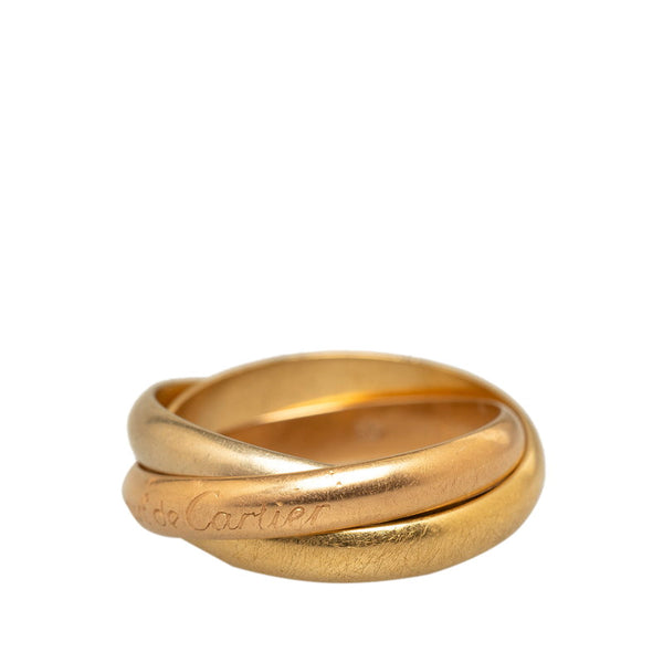 カルティエ トリニティ #57 リング 指輪 K18WG ホワイトゴールド K18YG イエローゴールド K18PG ピンクゴールド レディース CARTIER 【中古】