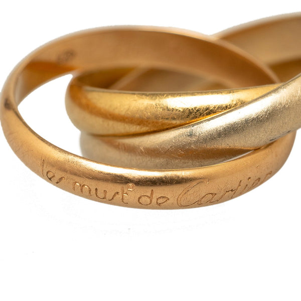 カルティエ トリニティ #57 リング 指輪 K18WG ホワイトゴールド K18YG イエローゴールド K18PG ピンクゴールド レディース CARTIER 【中古】