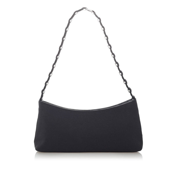 サルヴァトーレフェラガモ チェーン ワンショルダーバッグ D21 9659 ネロ ナイロン レディース Salvatore Ferragamo 【中古】