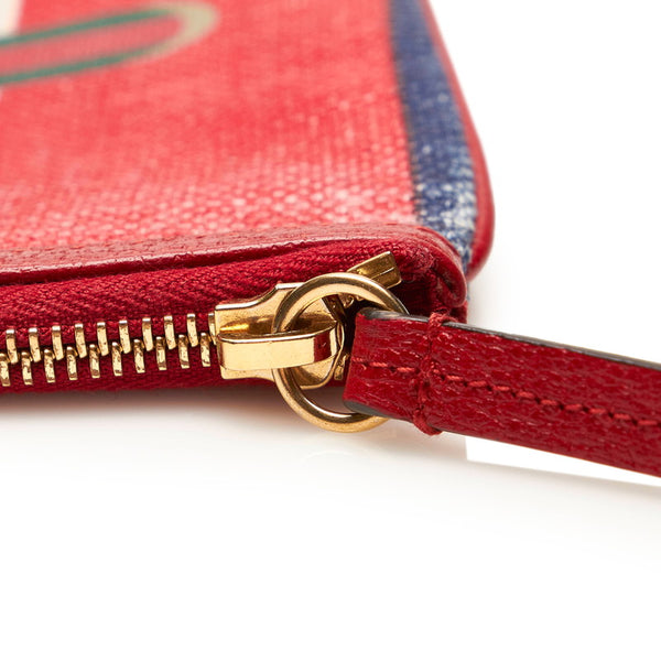 グッチ ストライプ 524788 マルチ キャンバス レザー クラッチバッグ メンズ GUCCI 【中古】