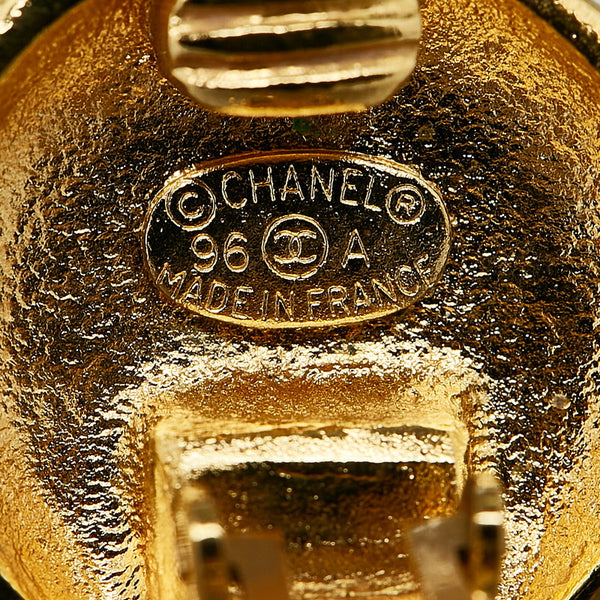 シャネル ヴィンテージ ココマーク ラウンド イヤリング ゴールド メッキ レディース CHANEL 【中古】