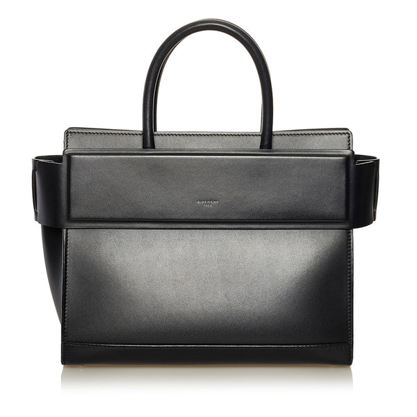 ジバンシー ホライゾン ハンドバッグ ショルダーバッグ 2WAY ブラック レザー レディース Givenchy 【中古】