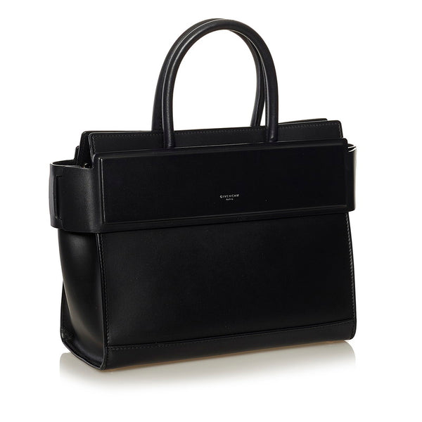 ジバンシー ホライゾン ハンドバッグ ショルダーバッグ 2WAY ブラック レザー レディース Givenchy 【中古】