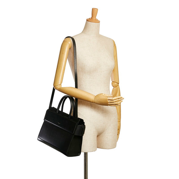ジバンシー ホライゾン ハンドバッグ ショルダーバッグ 2WAY ブラック レザー レディース Givenchy 【中古】