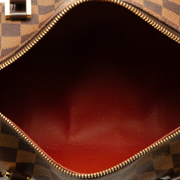 ルイ ヴィトン ダミエ パピヨン30 ハンドバッグ N41210 ブラウン PVC レザー レディース LOUIS VUITTON 【中古】