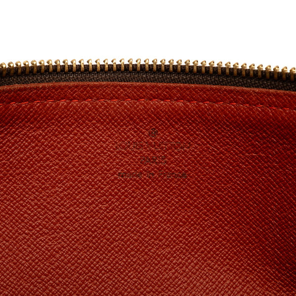 ルイ ヴィトン ダミエ パピヨン30 ハンドバッグ N41210 ブラウン PVC レザー レディース LOUIS VUITTON 【中古】
