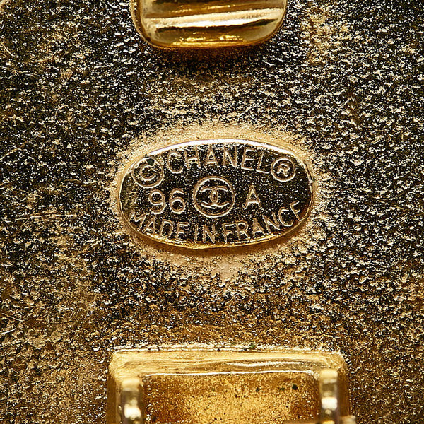 シャネル ヴィンテージ ココマーク サークル イヤリング ゴールド メッキ レディース CHANEL 【中古】